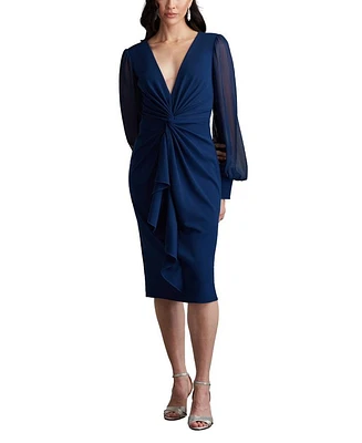 Tyra Twist-Drape Dress