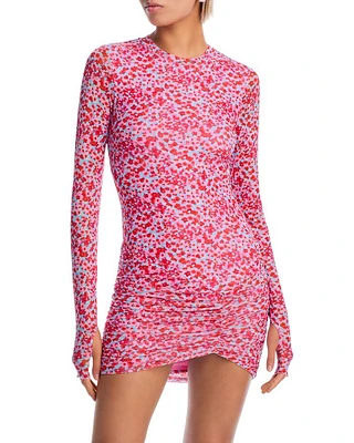Mirza Ruched Mini Dress