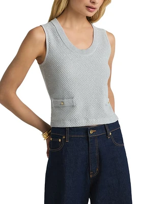 Cropped Sweater Tank Top