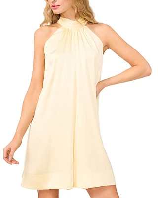 High Neck A Line Dress