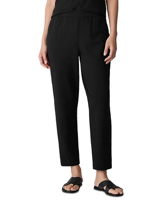 High Waisted Tapered Ankle Pants