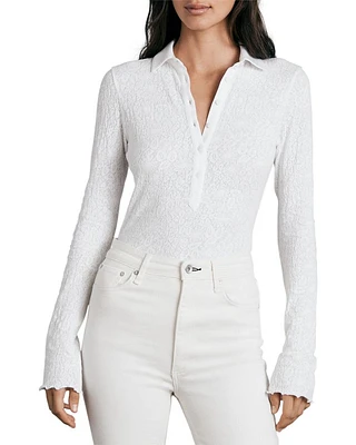 Gemma Jacquard Polo
