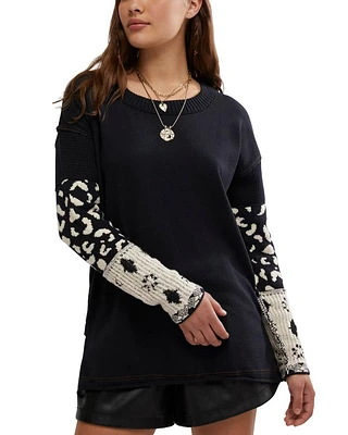 Tiger Style Cuff Tee