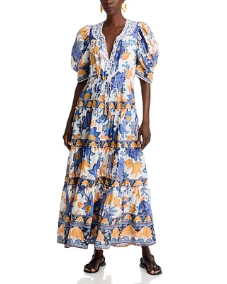 Summer Flowers Maxi Dress