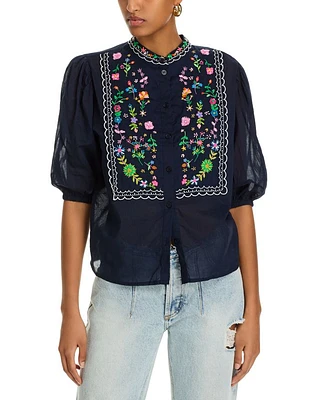 Embroidered Top