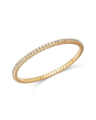 Diamond Stretch Tennis Bracelet in 14K Gold