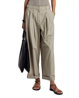 Kyle Pleated Ankle Pants