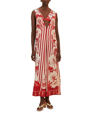 Floral Chains Cover-Up Dress