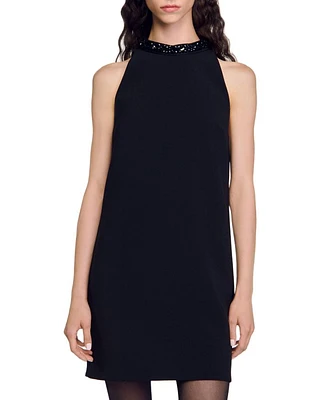 Raja Embellished Mini Dress