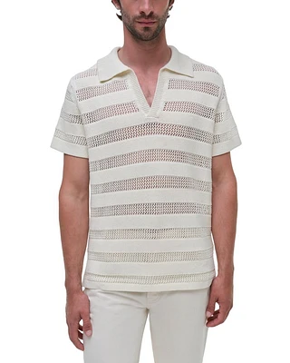 Short Sleeve Polo Sweater