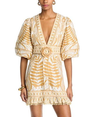 Lace Nature Mini Dress