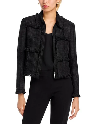 Fringed Patchwork Jacket