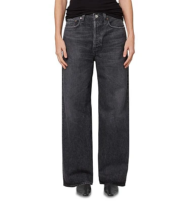 Low Slung High Rise Baggy Jeans Ditch