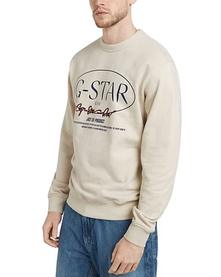 Circle G-Star Cotton Fleece Regular Fit Sweatshirt