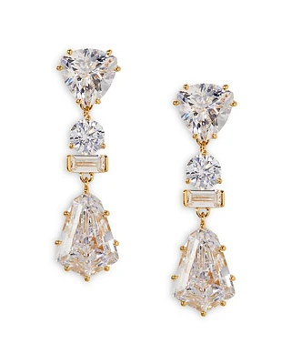 Luxor Kite Cubic Zirconia Drop Earrings