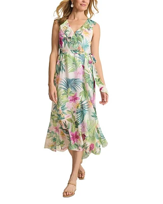Tropical Bliss Printed Maxi Dress