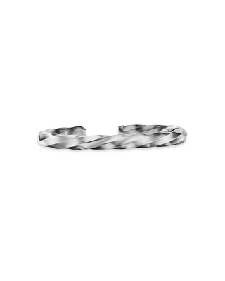 Cable Edge Cuff Bracelet, 8mm