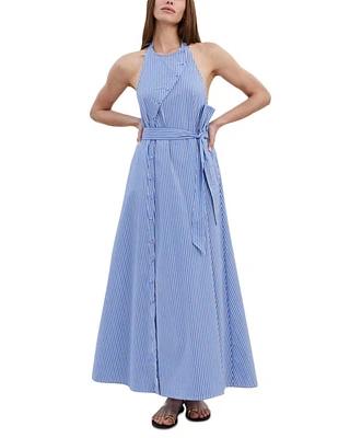 The Cara Striped Maxi Dress