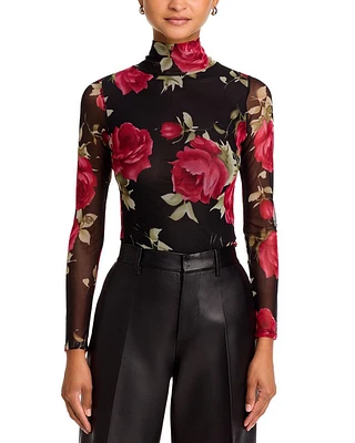 Floral Mesh Top - Exclusive
