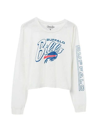 Women's NFL Buffalo Bills Touchdown Long Sleeve Cropped Tee