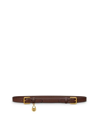 Leather Skinny Belt