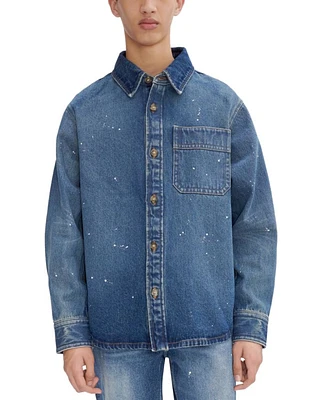 Basile Long Sleeve Denim Overshirt
