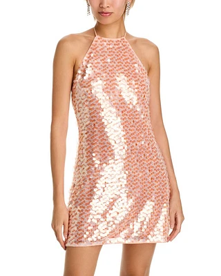 Micky Tie Neck Shift Dress