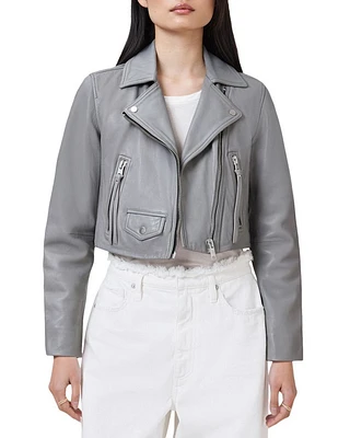 Elora Leather Biker Jacket