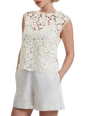 Joyyra Crochet Knit Top