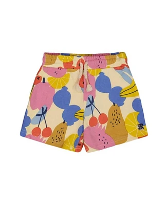 Girls' Printed French Terry Short