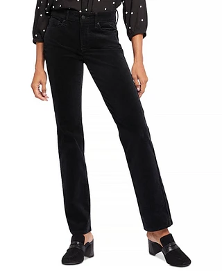 Marilyn High Rise Straight Leg Corduroy Pants