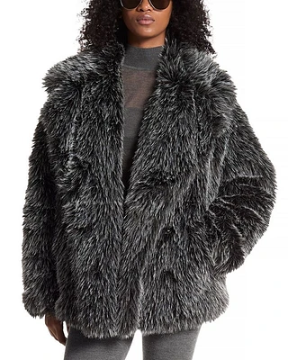 Faux Fur Coat
