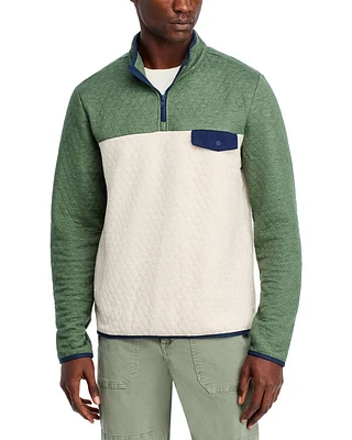 Corbet Quilted Quarter Zip Pullover