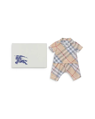 Unisex Carey Burberry Check Two Piece Gift Set - Baby
