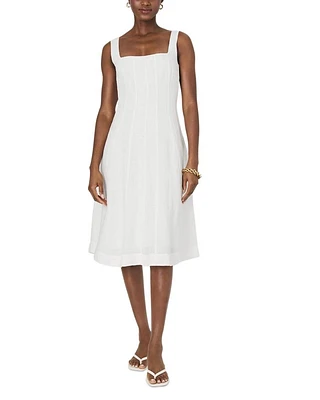 Birdie Square Neck Midi Dress