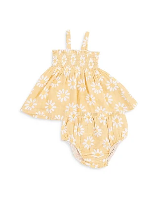 Girls' Mod Daisy Smocked Top & Bloomer Set - Baby
