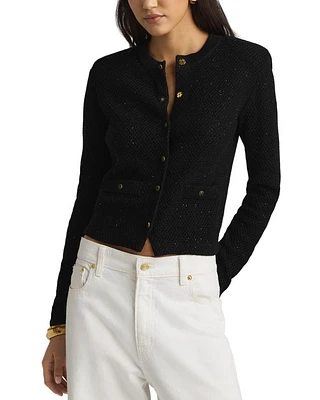 Micro Sequin Cardigan