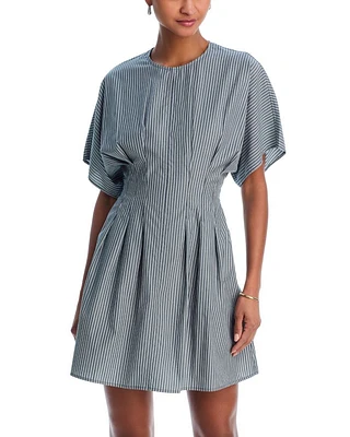 Maddie Stripe Poplin Mini Dress