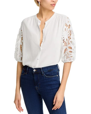 Gia Lace Sleeve Top