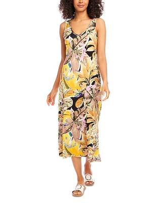 Brigette Printed Midi Dress