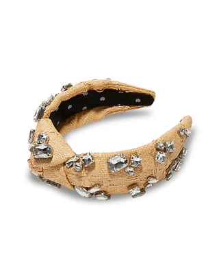 Candy Crystal Raffia Knotted Headband