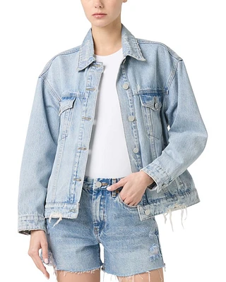 Distressed Denim Jacket