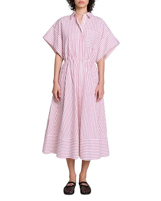 Revana Striped Maxi Dress