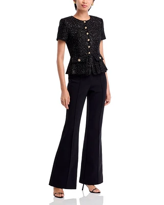 Bouclé Metallic Tinsel Jumpsuit