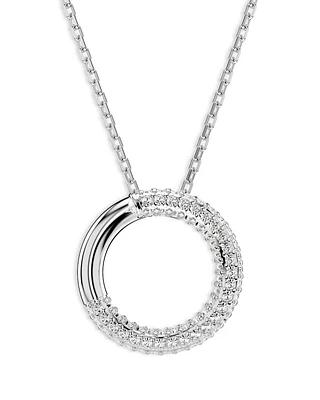 Dextera Pavé Pendant Necklace, 19.75"