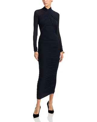 Afra Ruched Bodycon Dress