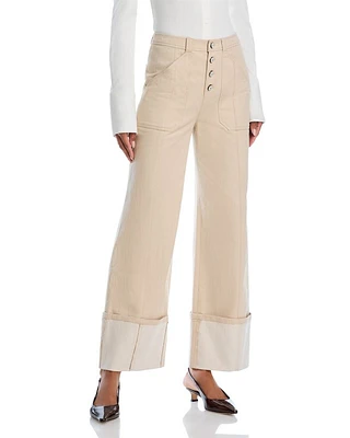 Benji Cuffed Wide Leg Pants