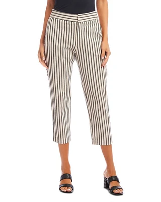 Striped Cropped Pants