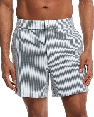 Striped 6" Swim Trunks