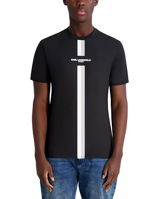 Racing Stripe Logo Graphic Tee